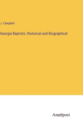 Cover image for Georgia Baptists