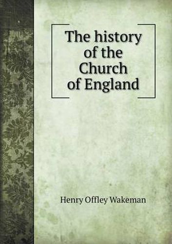 Cover image for The History of the Church of England