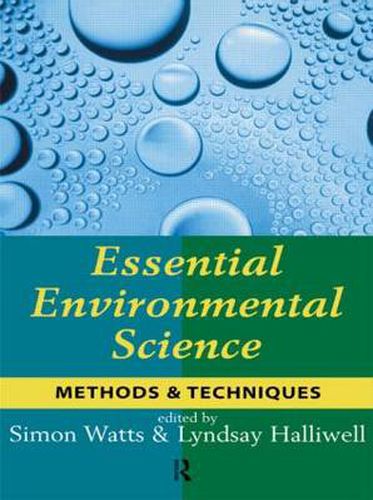 Cover image for Essential Environmental Science: Methods and Techniques