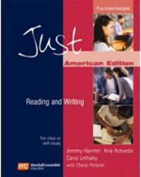 Cover image for Just Reading and Writing Pre-Intermediate (AME)