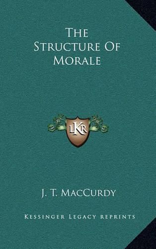 Cover image for The Structure of Morale