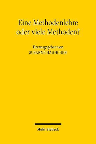 Cover image for Eine Methodenlehre oder viele Methoden?: Zweites Bielefelder Kolloquium