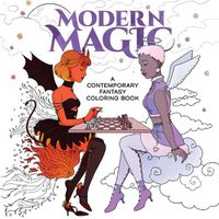 Cover image for Modern Magic: A Contemporary Fantasy Coloring Book