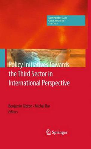 Cover image for Policy Initiatives Towards the Third Sector in International Perspective