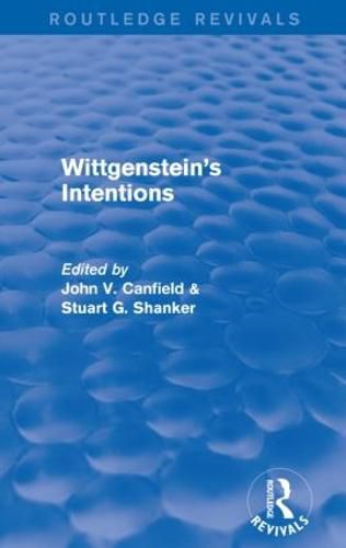 Cover image for Wittgenstein's Intentions