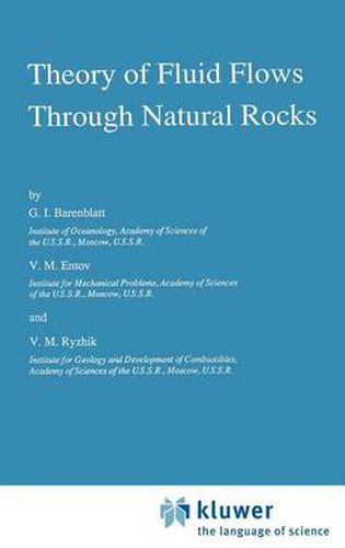 Cover image for Theory of Fluid Flows Through Natural Rocks