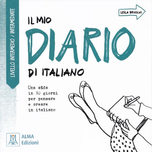 Cover image for Il mio diario di italiano: Livello intermedio / intermediate