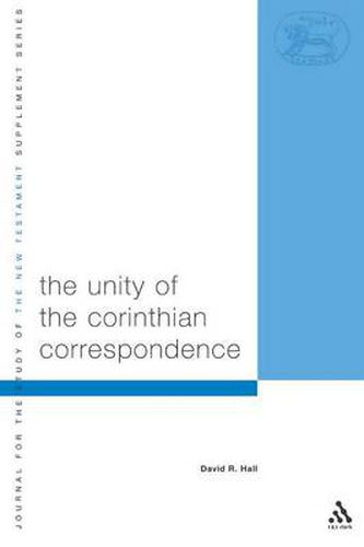 Cover image for Unity of Corinthian Correspondence