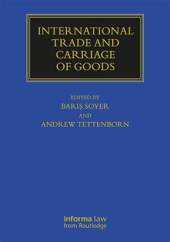 Cover image for International Trade and Carriage of Goods