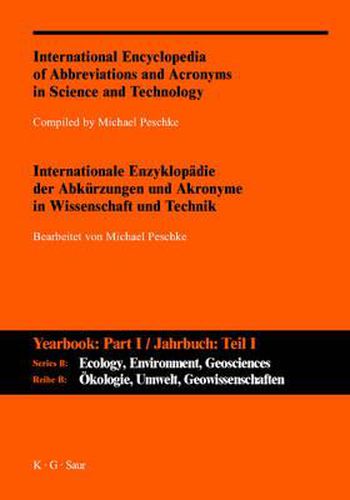 Cover image for International Encyclopedia of Abbreviations and Acronyms in Science and Technology