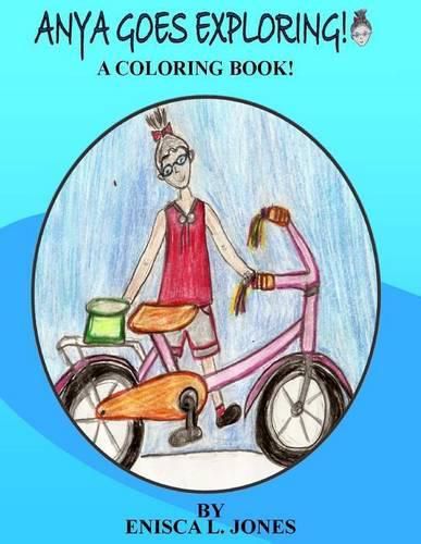 Cover image for Anya Goes Exploring: A coloring book