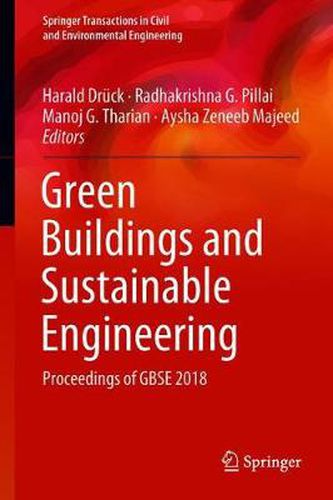 Cover image for Green Buildings and Sustainable Engineering: Proceedings of GBSE 2018