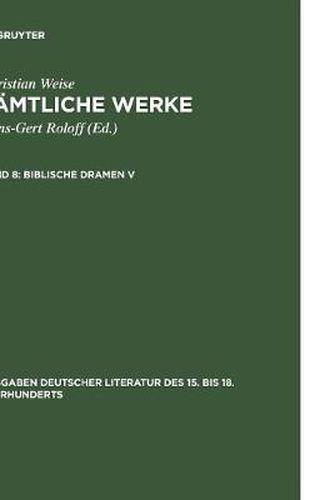 Biblische Dramen V