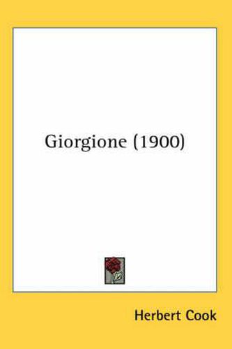 Cover image for Giorgione (1900)