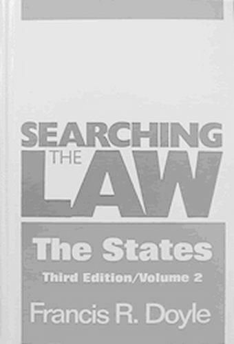 Cover image for Searching the Law - The States (2 vols)