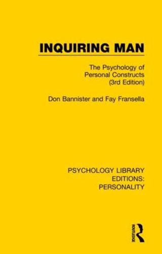 Cover image for Inquiring Man: The Psychology of Personal Constructs (3rd Edition)