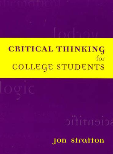 Cover image for Critical Thinking for College Students