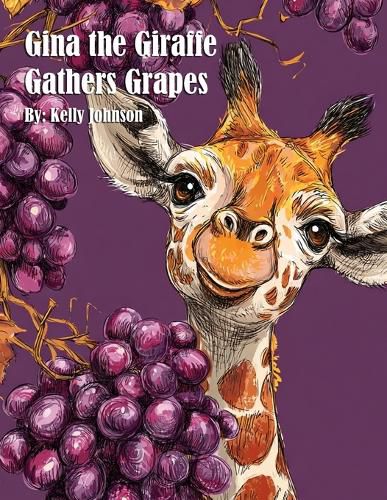 Cover image for Gina the Giraffe Gathers Grapes