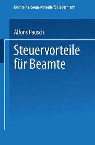 Cover image for Steuervorteile Fur Beamte