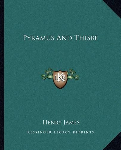 Cover image for Pyramus and Thisbe