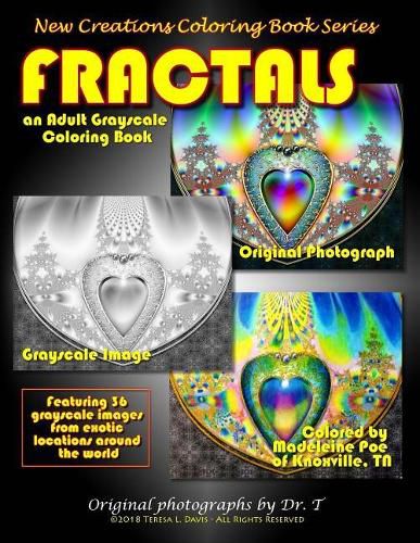 Cover image for New Creations Coloring Book Series: Fractals