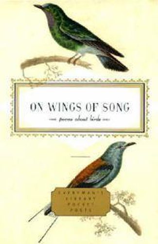 Cover image for On Wings of Song: Poems About Birds