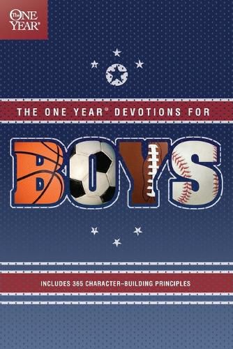 Cover image for One Year Book of Devotions for Boys