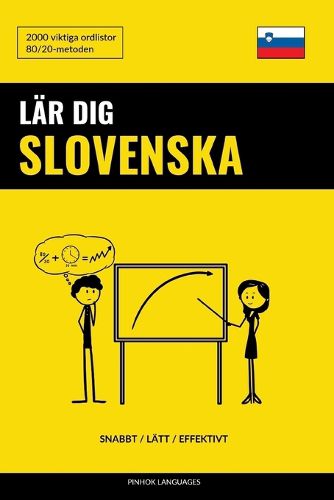Cover image for Lar dig Slovenska - Snabbt / Latt / Effektivt: 2000 viktiga ordlistor