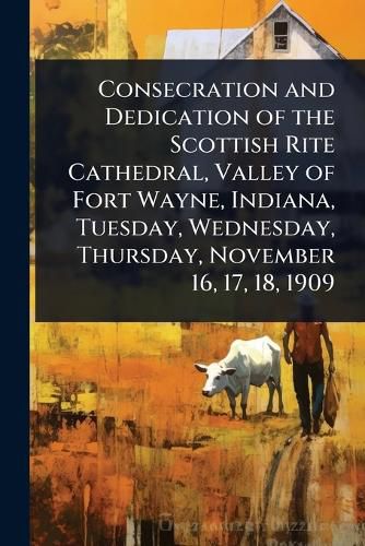 Cover image for Consecration and Dedication of the Scottish Rite Cathedral, Valley of Fort Wayne, Indiana, Tuesday, Wednesday, Thursday, November 16, 17, 18, 1909