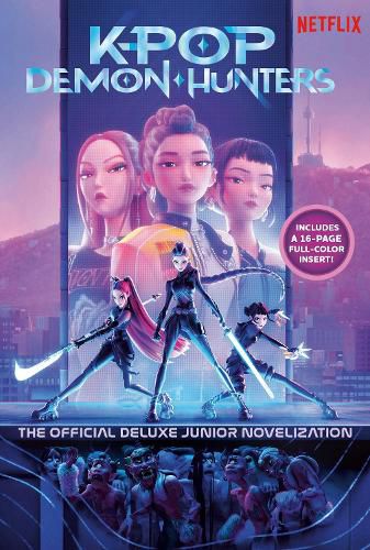 Cover image for KPop Demon Hunters: The Official Deluxe Junior Novelization