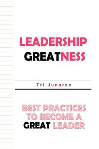 Cover image for Leadership Greatness