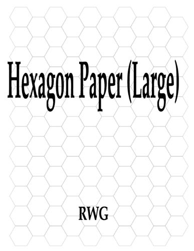 Cover image for Hexagon Paper (Large)