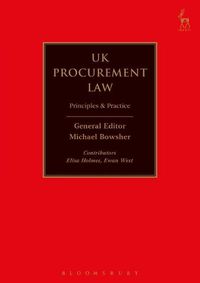 Cover image for UK Procurement Law: Principles and Practice