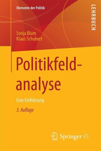Cover image for Politikfeldanalyse: Eine Einfuhrung