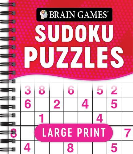 Cover image for Brain Games - Large Print Sudoku Puzzles (Swoosh)