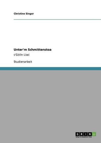 Cover image for Unter'm Schmittenstoa