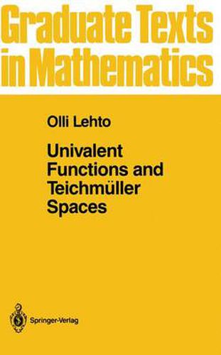 Cover image for Univalent Functions and Teichmuller Spaces