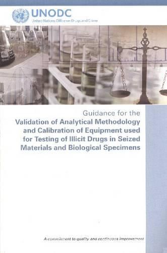 Cover image for Guidance for the Validation of Analytical Methodology and Calibration of Equipment used for Testing of Illicit Drugs in Seized Materials and Biological Specimens
