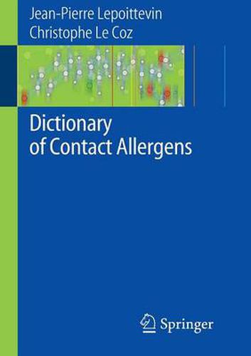 Cover image for Dictionary of Contact Allergens