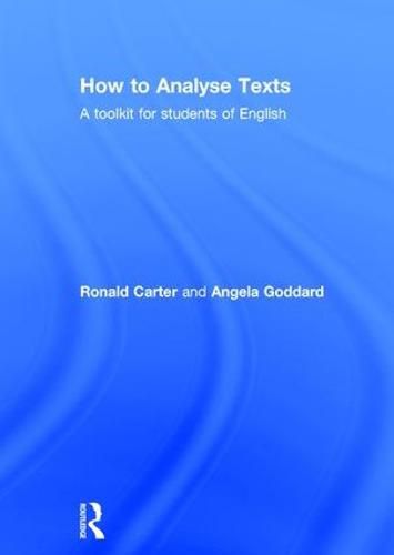 How to Analyse Texts: A toolkit for students of English