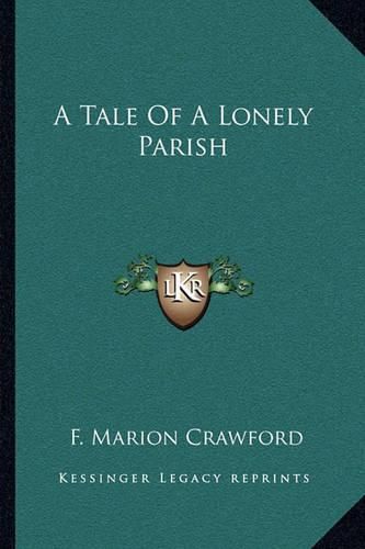 Cover image for A Tale of a Lonely Parish