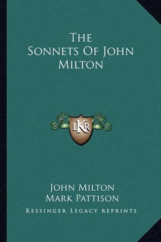 The Sonnets of John Milton