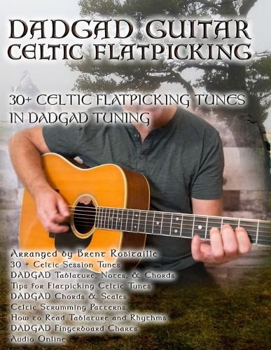 Cover image for Dadgad Guitar - Celtic Flatpicking: 30+ Celtic Flatpicking Tunes in DADGAD Tuning