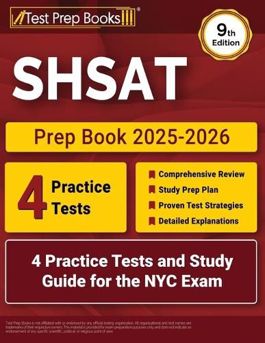Cover image for SHSAT Prep Book 2025-2026