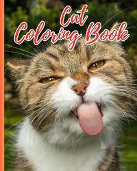 Cover image for Cat Coloring Book For Kids