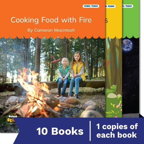 Cover image for Nelson Decodable Readers Diphthongs/Vowel Teams/Long /u/ Graphemes Set Pack x10