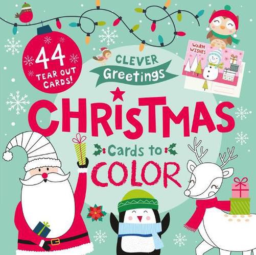 Christmas Cards to Color: 44 Tear Out Cards!