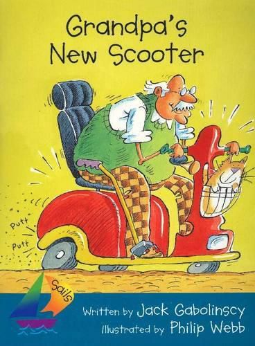 Cover image for Sails Fluency Turquoise: Grandpa's New Scooter