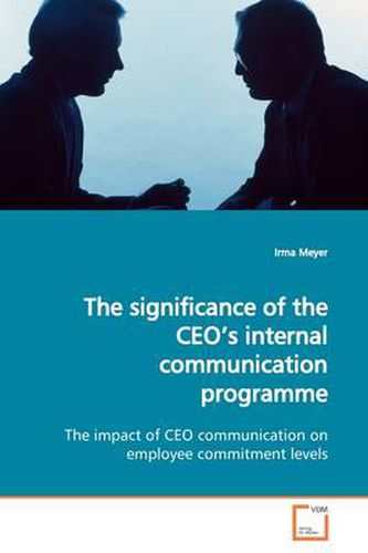 Cover image for The Significance of the CEO's Internal Communication Programme