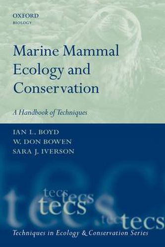 Cover image for Marine Mammal Ecology and Conservation: A Handbook of Techniques